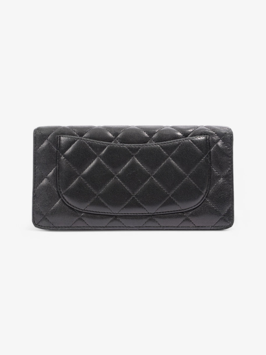 Chanel Classic Wallet Black Lambskin Leather Image 2