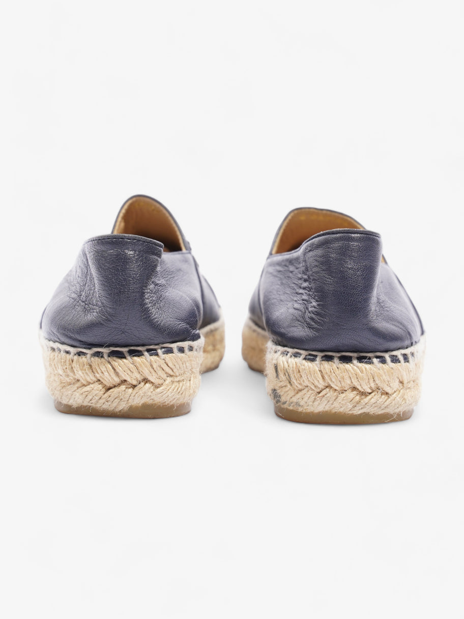 CC Espadrilles Navy / Black Leather EU 38 UK 5 Image 6