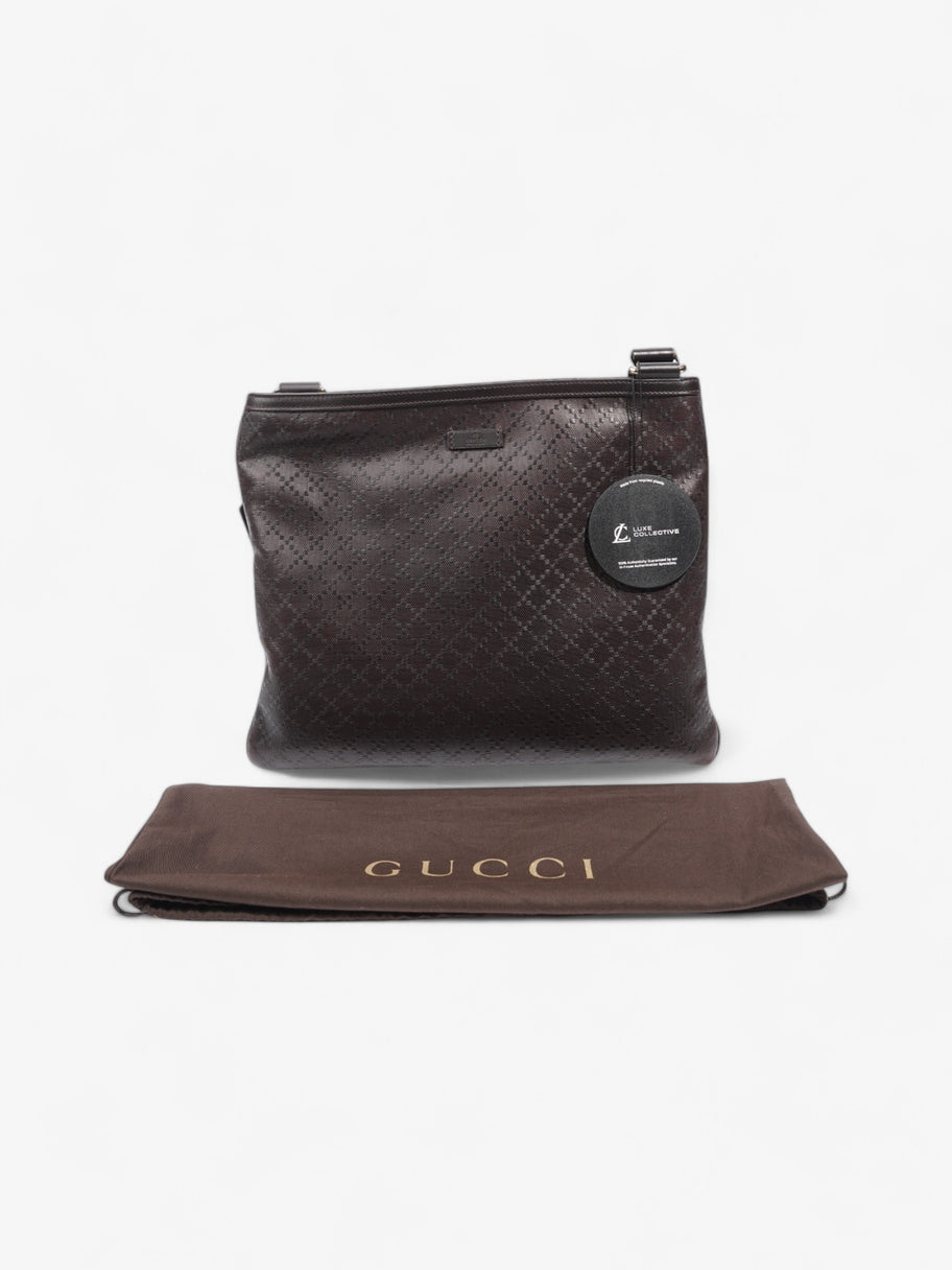 Gucci GG Imprime Messenger Dark Brown Coated Canvas Image 10