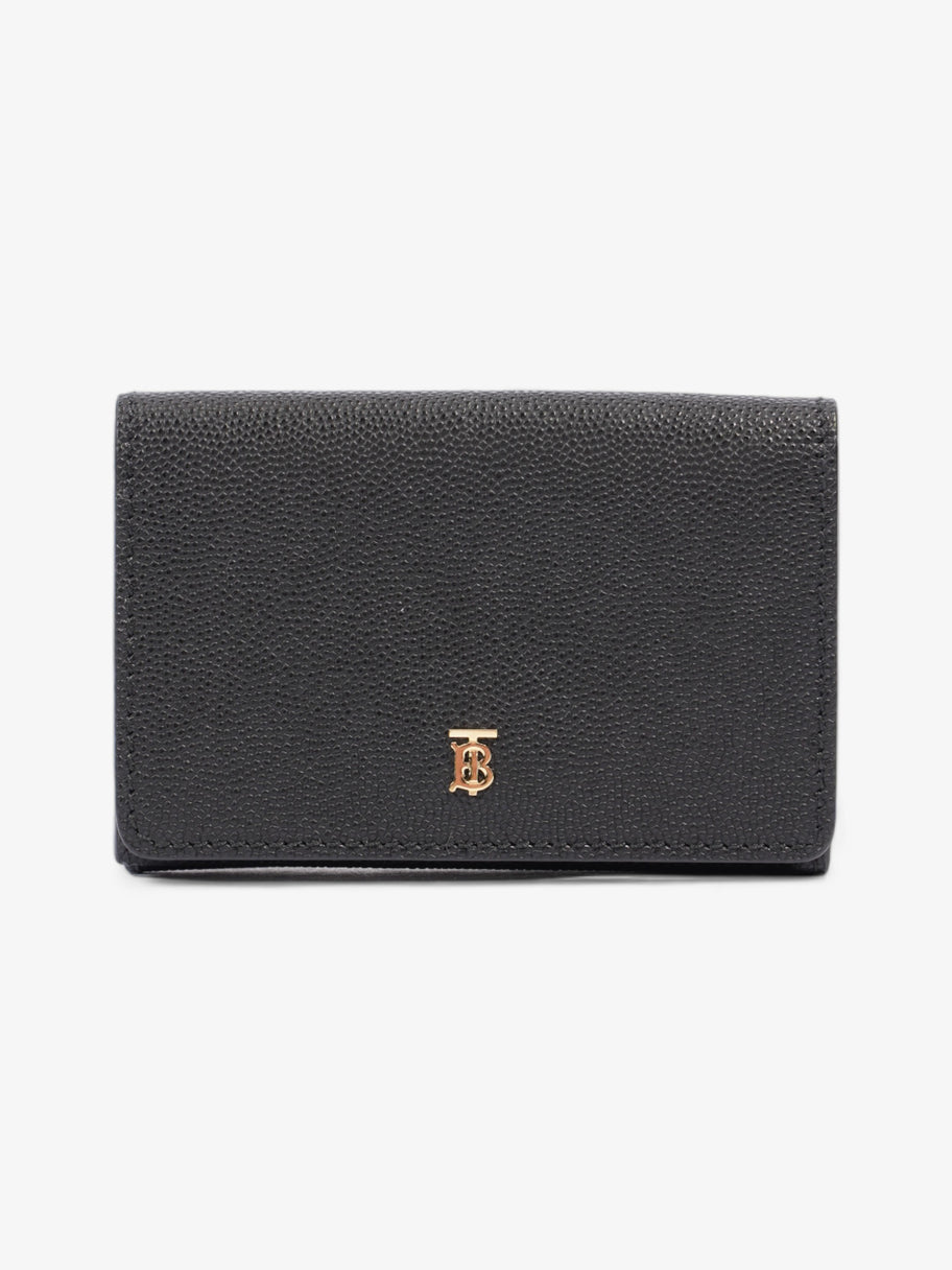 Burberry Lark TB Purse Black Grained Leather Image 1