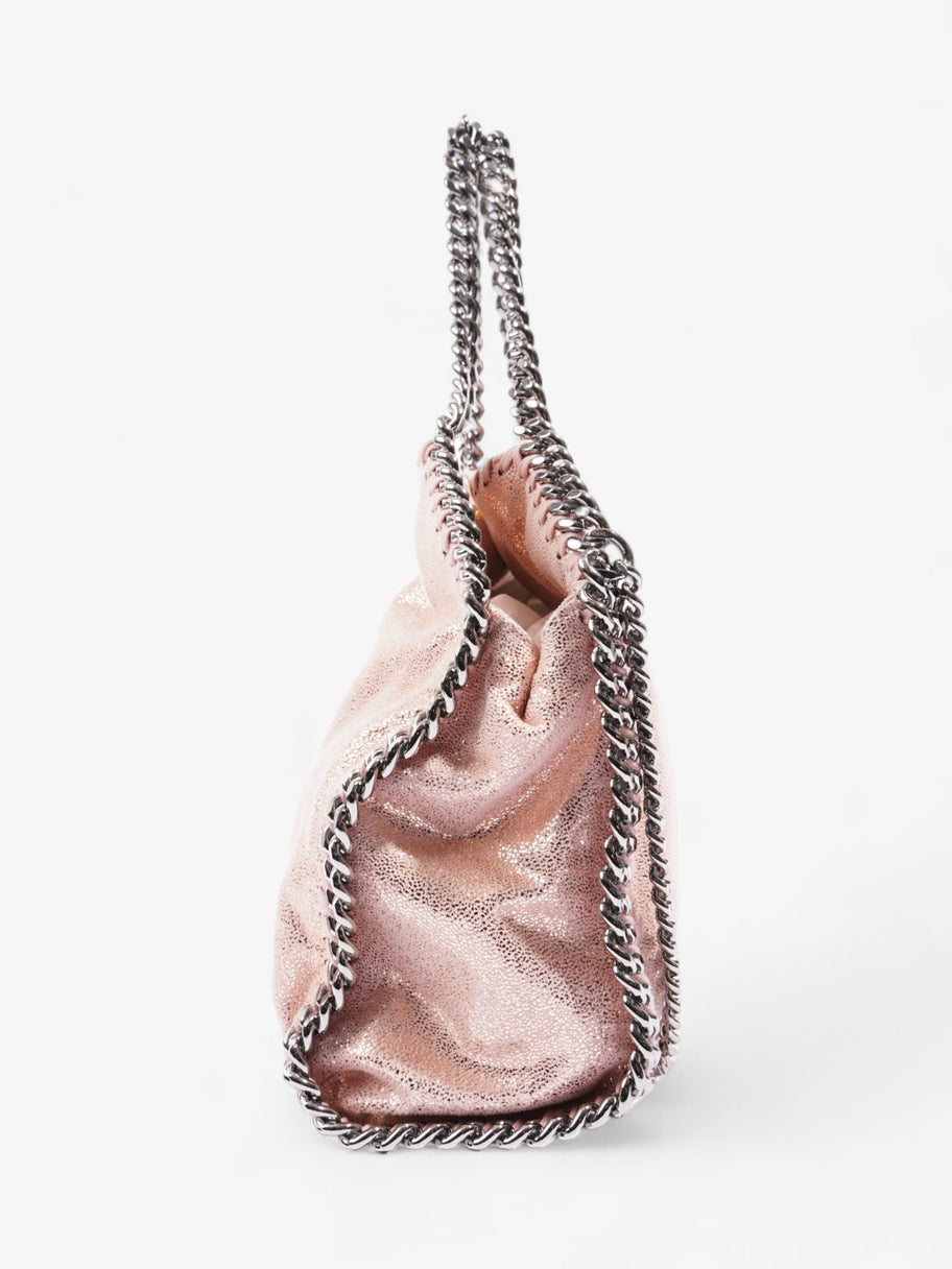 Stella McCartney Falabella Tote Pink Faux Suede Mini Image 4