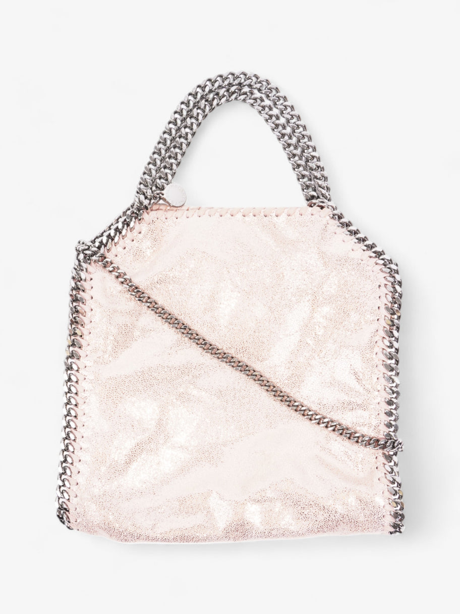 Stella McCartney Falabella Tote Pink Faux Suede Mini Image 6