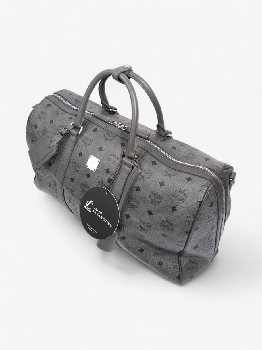 MCM Ottomar Grey / Black Coated Canvas Image 12