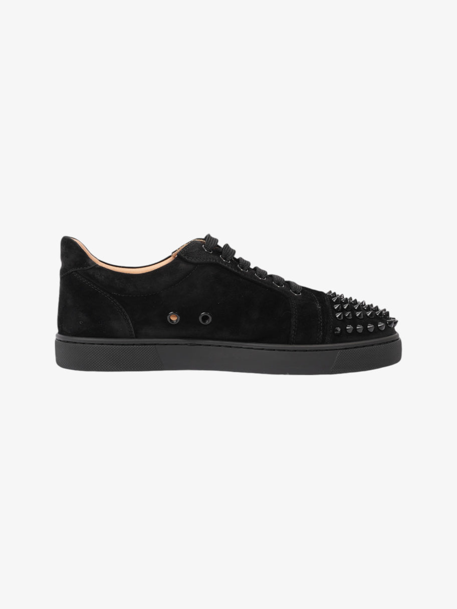 Christian Louboutin Vieira Spikes Sneakers Black Suede EU 38 UK 5 Image 4