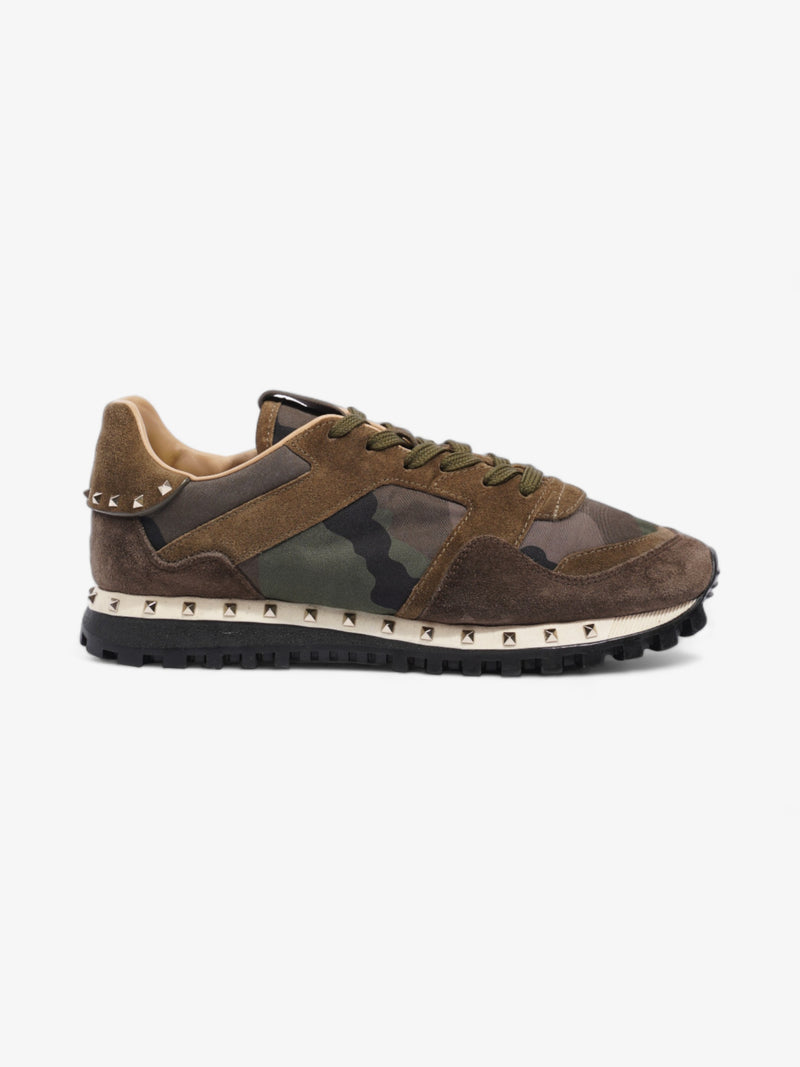  Valentino Rockrunner Khaki Camo Suede EU 39 UK 6