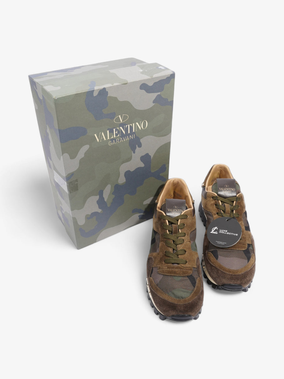 Valentino Rockrunner Khaki Camo Suede EU 39 UK 6 Image 10