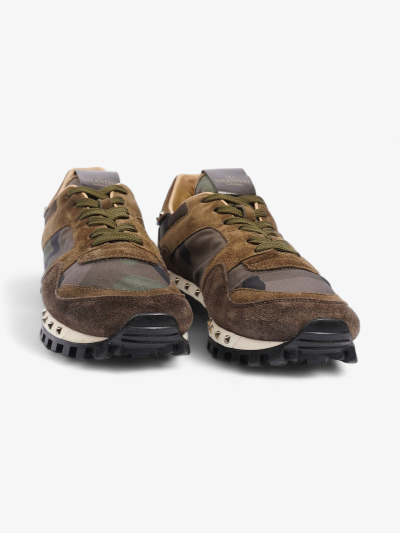  Valentino Rockrunner Khaki Camo Suede EU 39 UK 6