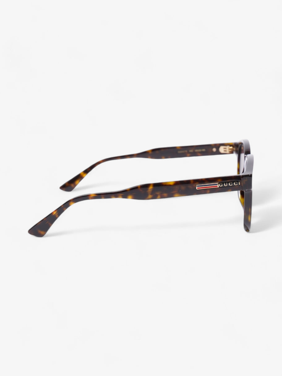 Gucci Round Sunglasses Dark Tortoise Acetate 145mm Image 4