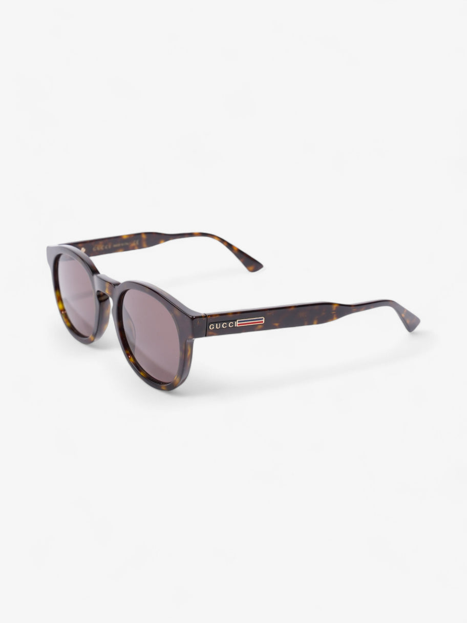 Gucci Round Sunglasses Dark Tortoise Acetate 145mm Image 5