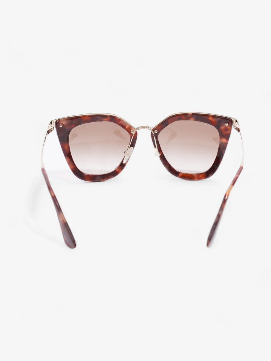 Prada Cat-Eye Sunglasses Brown / Pink / Gold Acetate 140mm Image 3