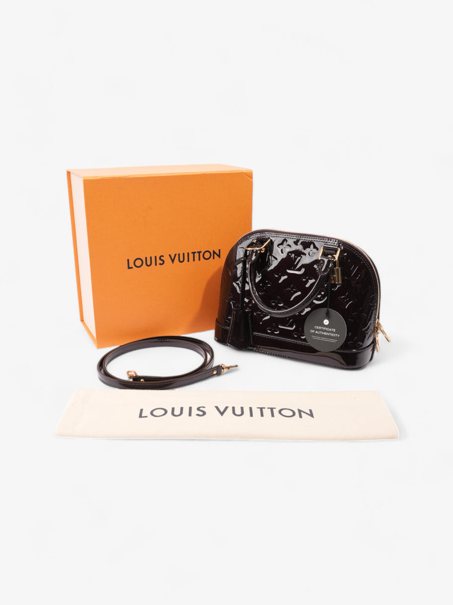 Louis Vuitton Alma Amarante Vernis Leather BB Image 10