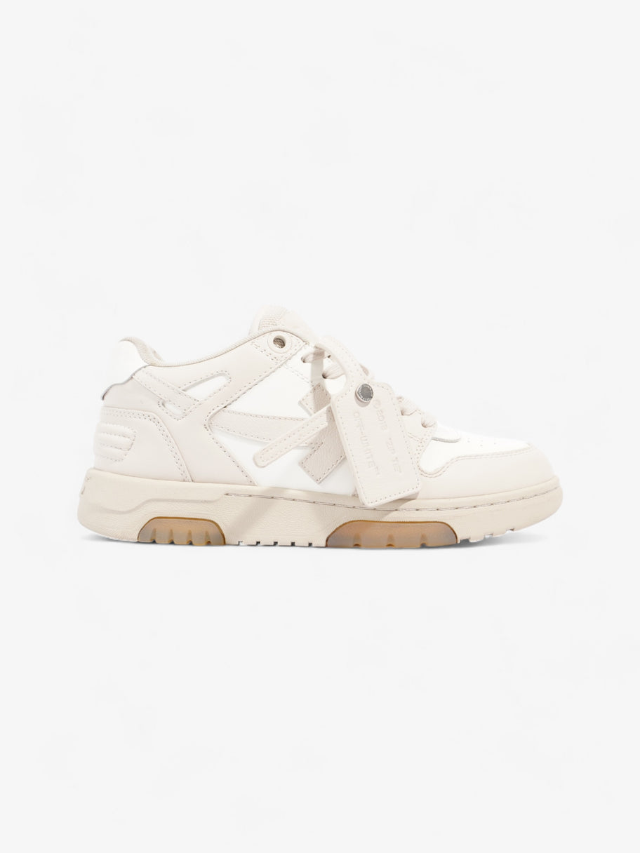 Off White Out Of Office Sneakers White / Beige Leather EU 38 UK 5 Image 1