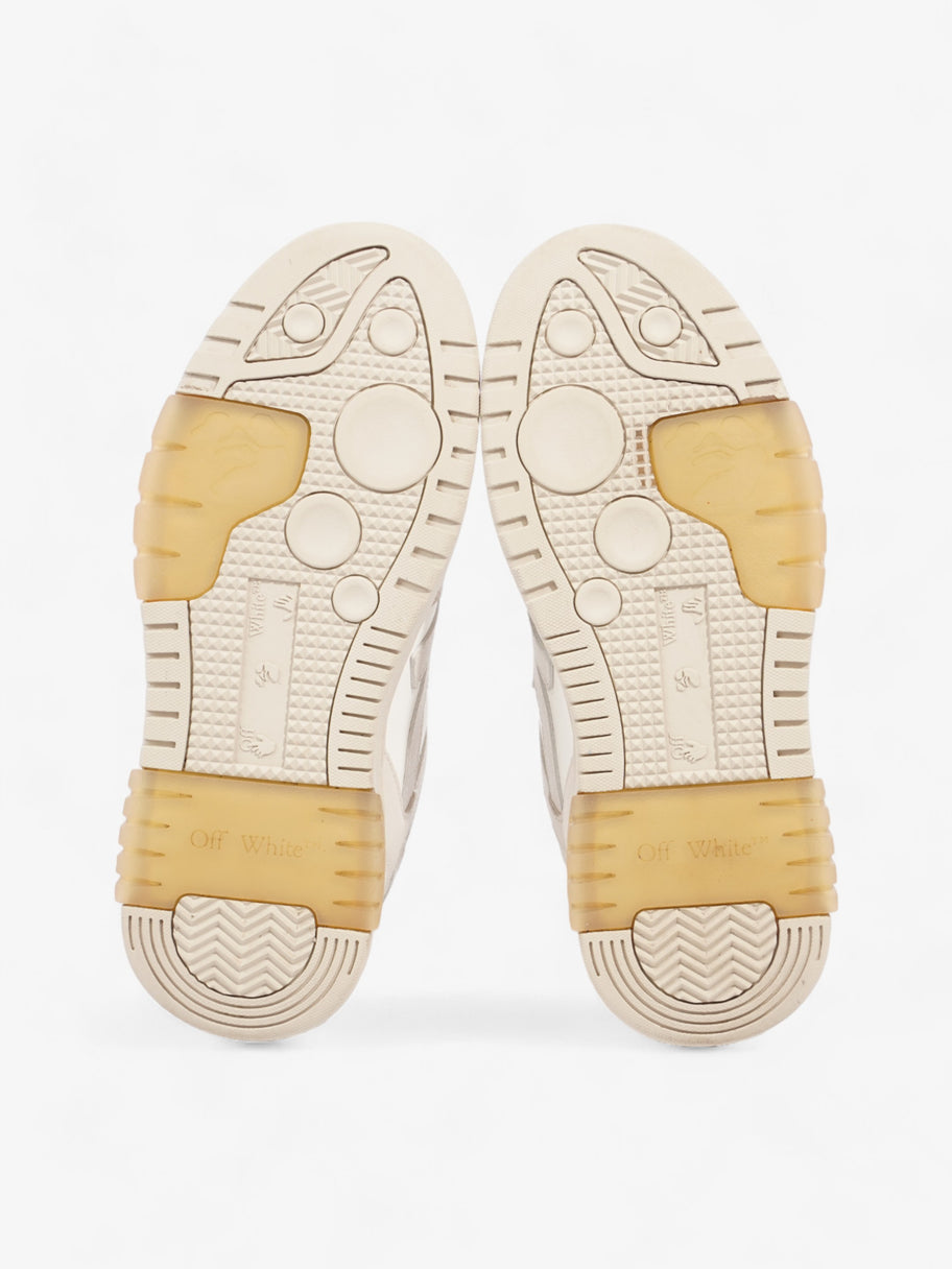 Off White Out Of Office Sneakers White / Beige Leather EU 38 UK 5 Image 7