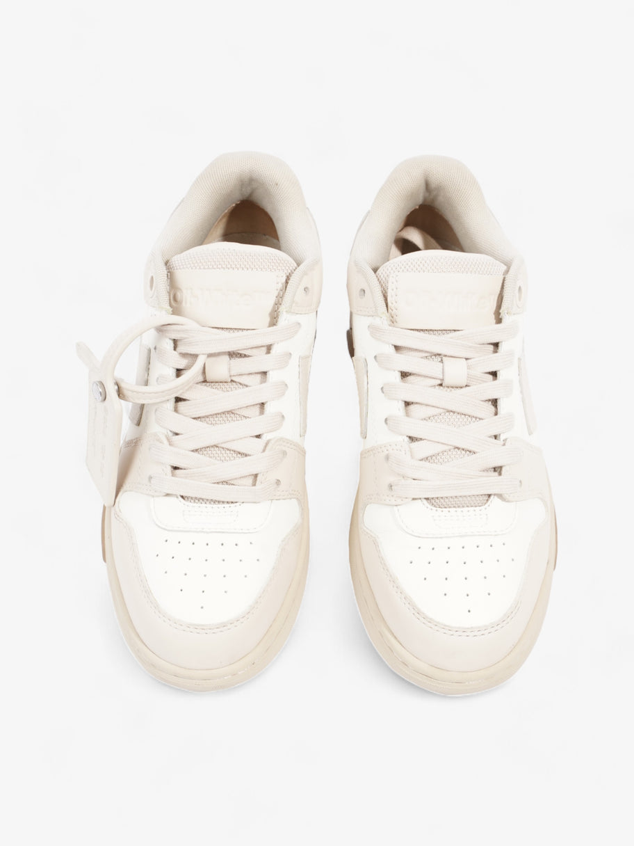 Off White Out Of Office Sneakers White / Beige Leather EU 38 UK 5 Image 8