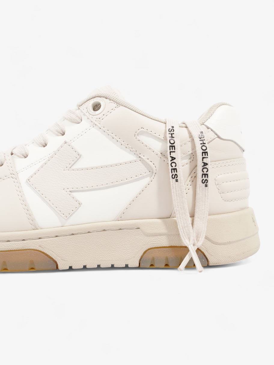 Off White Out Of Office Sneakers White / Beige Leather EU 38 UK 5 Image 9