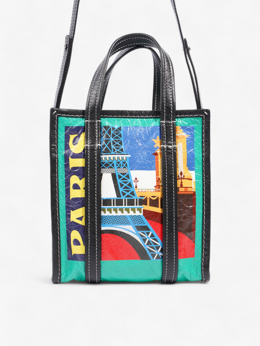 Balenciaga Bazar Shopper Tote Multi / Black Leather Image 4