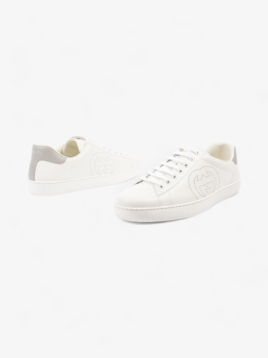 Gucci Interlocking G Sneaker White Leather EU 43.5 UK 9.5 Image 9