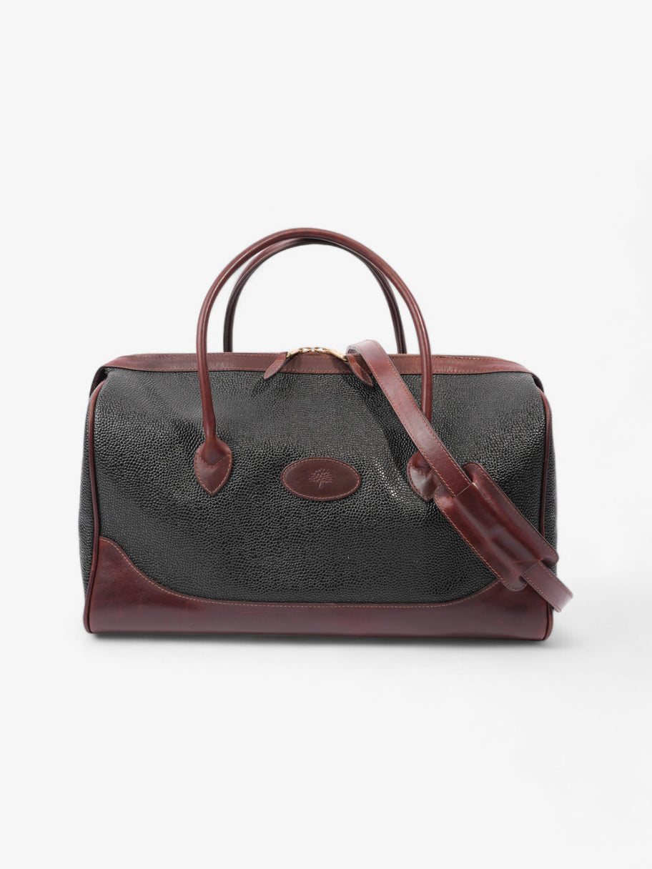 Mulberry Bowler Black / Brown Grained Leather Image 1