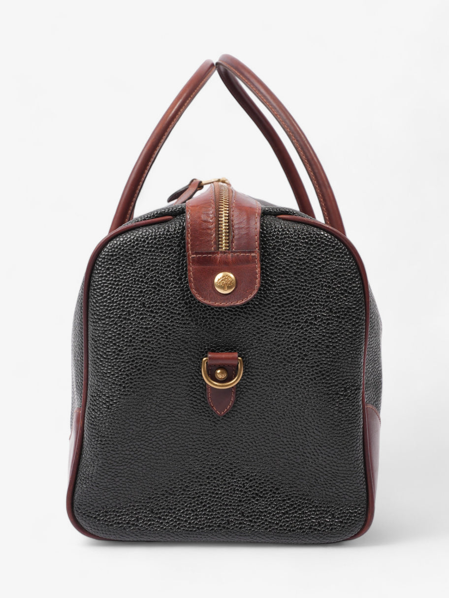 Mulberry Bowler Black / Brown Grained Leather Image 3