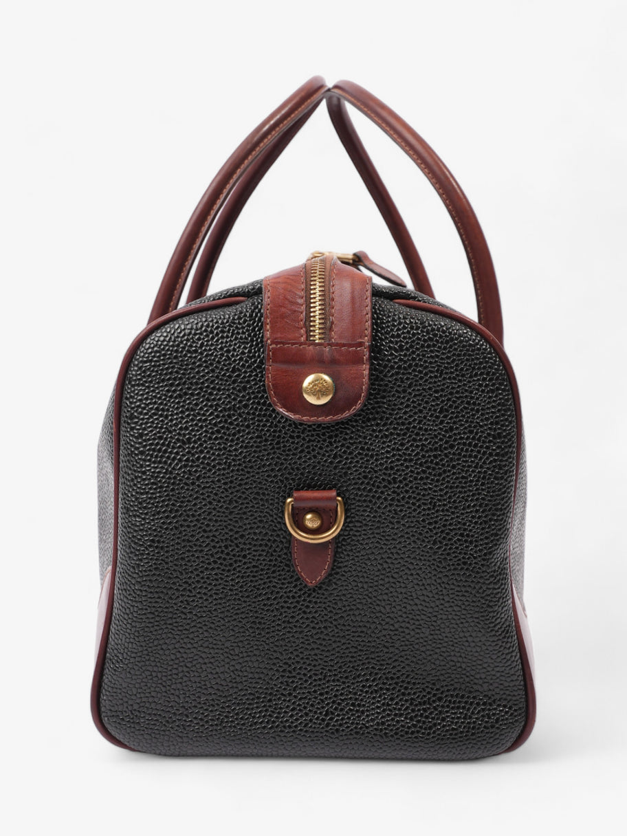 Mulberry Bowler Black / Brown Grained Leather Image 5