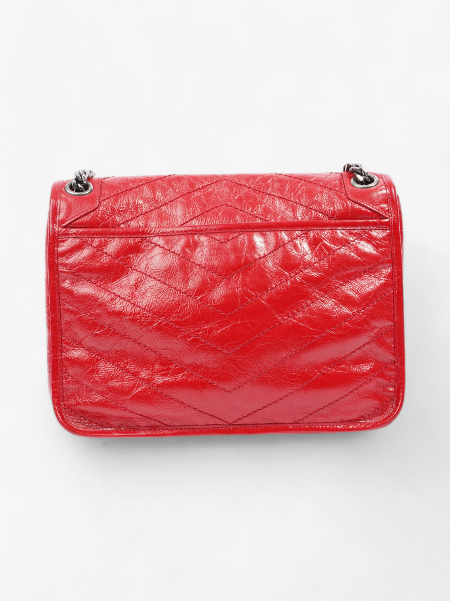 Saint Laurent Niki Red Calfskin Leather Medium Image 4