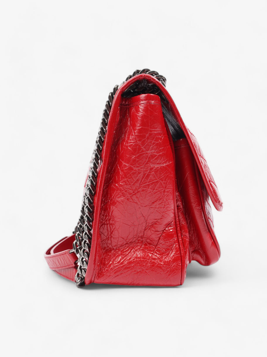 Saint Laurent Niki Red Calfskin Leather Medium Image 5