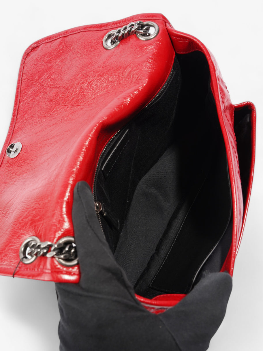 Saint Laurent Niki Red Calfskin Leather Medium Image 7