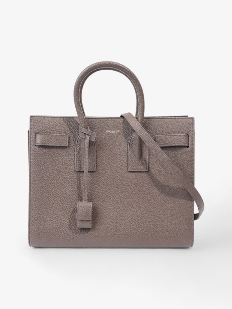  Saint Laurent Sac De Jour Grey Grained Leather Small