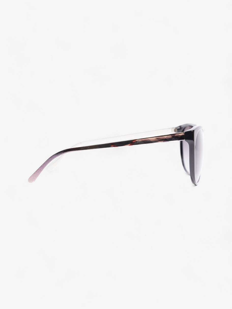 Burberry Check Sunglasses Black / Silver Acetate 135mm Image 4