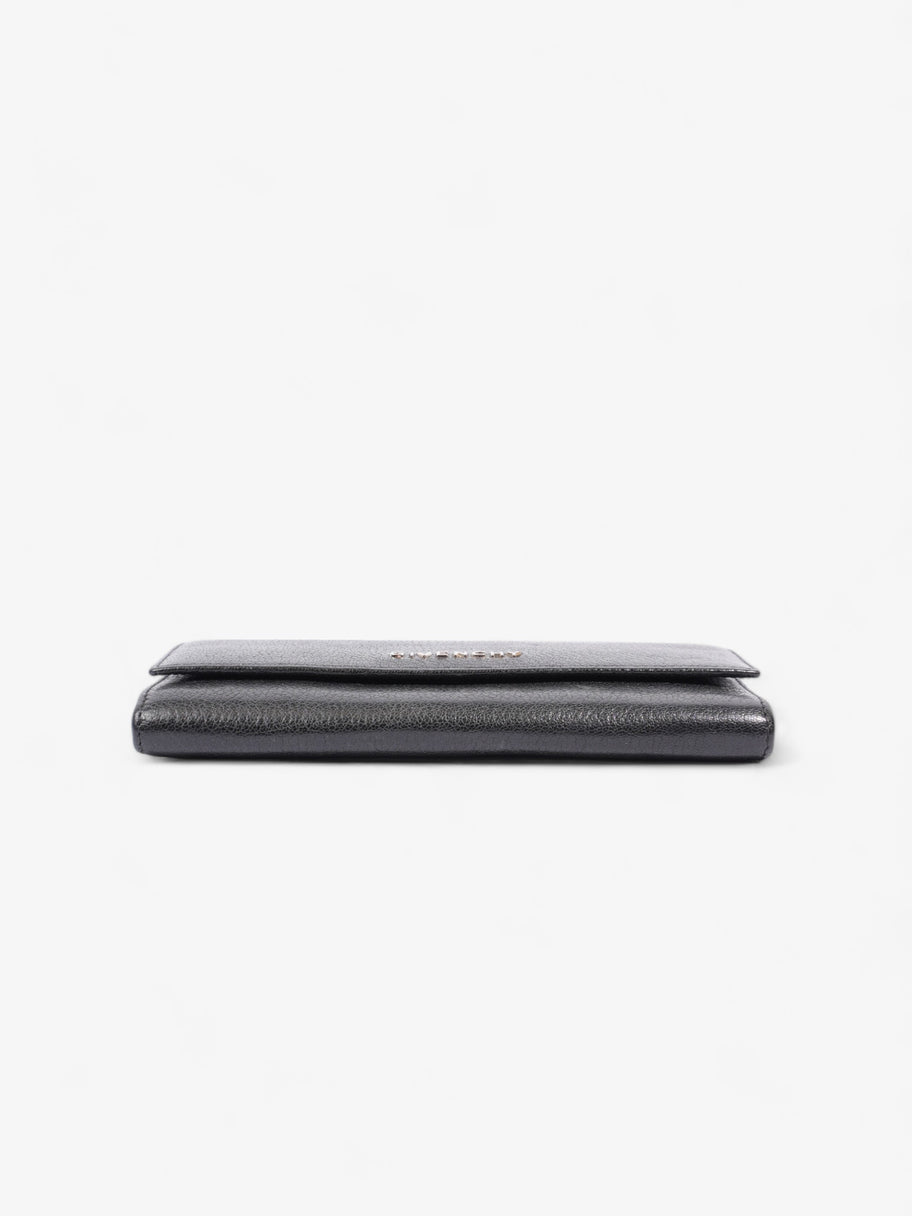 Givenchy Long Flap Wallet Black Leather Image 5