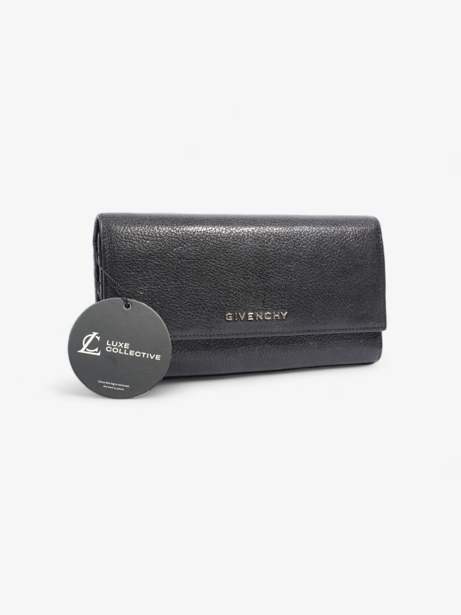 Givenchy Long Flap Wallet Black Leather Image 8