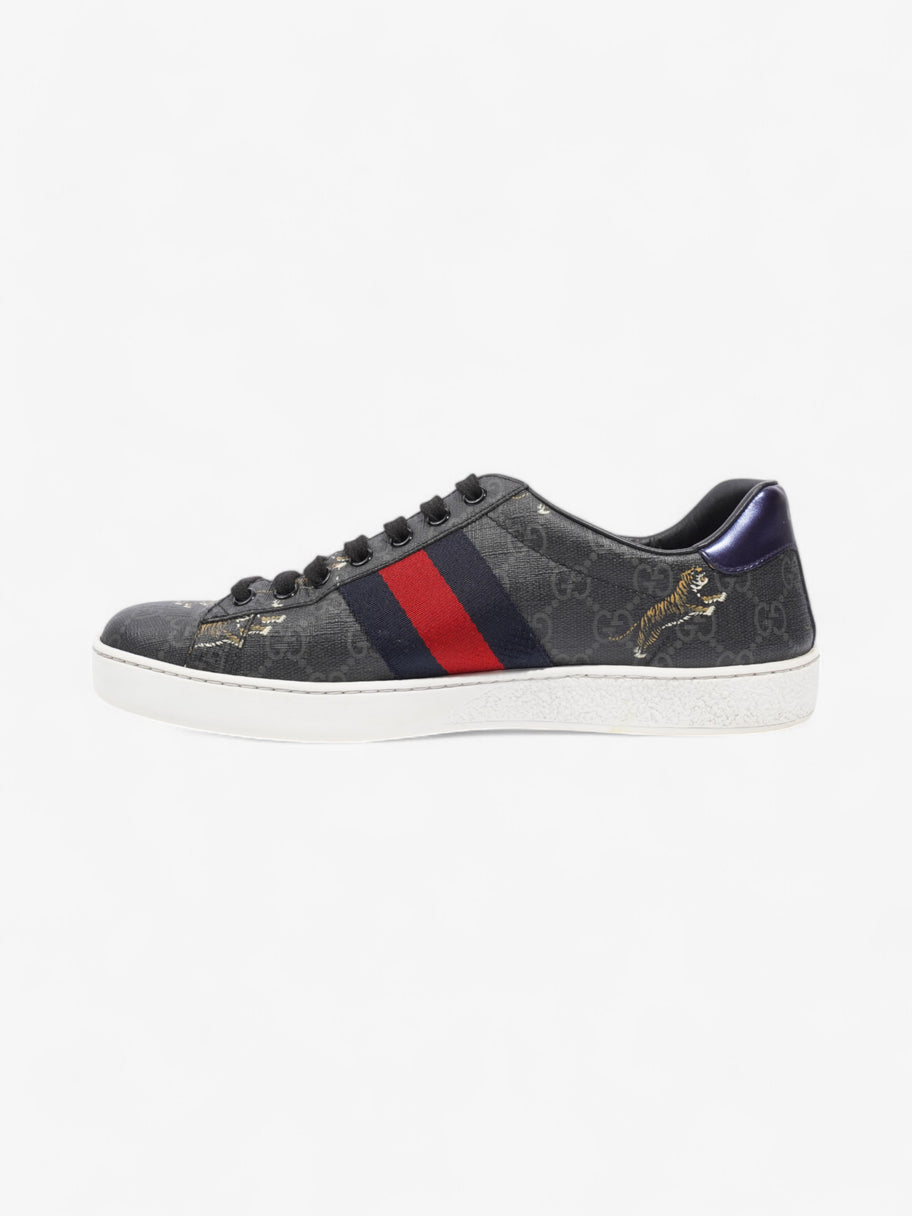 Gucci Ace GG Supreme Sneakers Black / Navy / Red Canvas EU 40 UK 6 Image 3