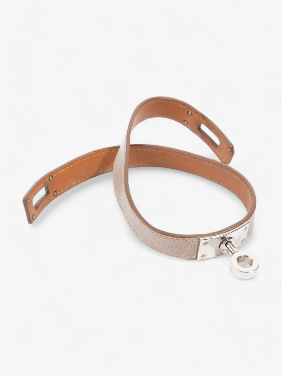 Hermes Mini Kelly Double Tour Bracelet …toupe Calfskin Leather T1 (XS) Image 3