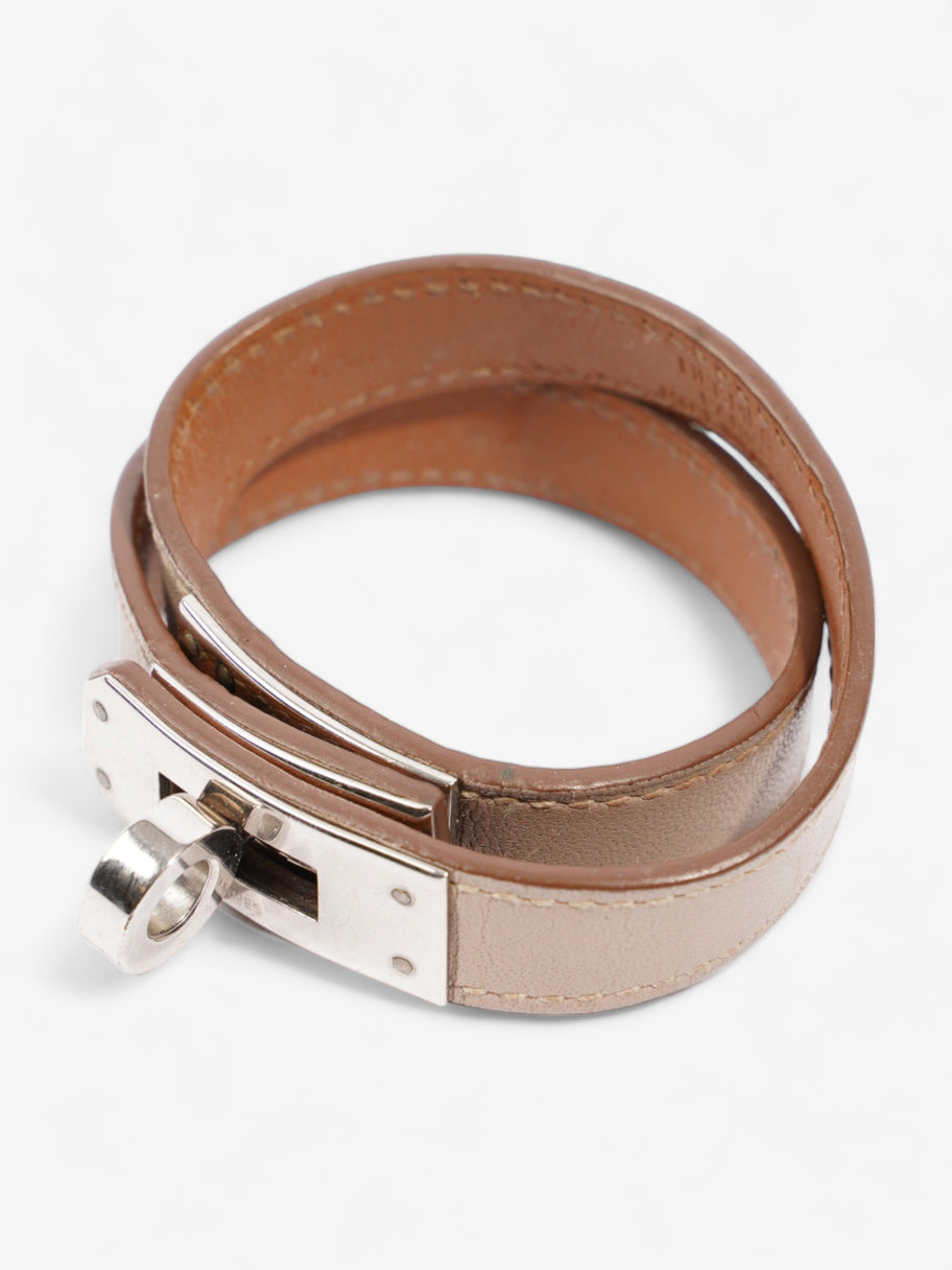 Hermes Mini Kelly Double Tour Bracelet …toupe Calfskin Leather T1 (XS) Image 5