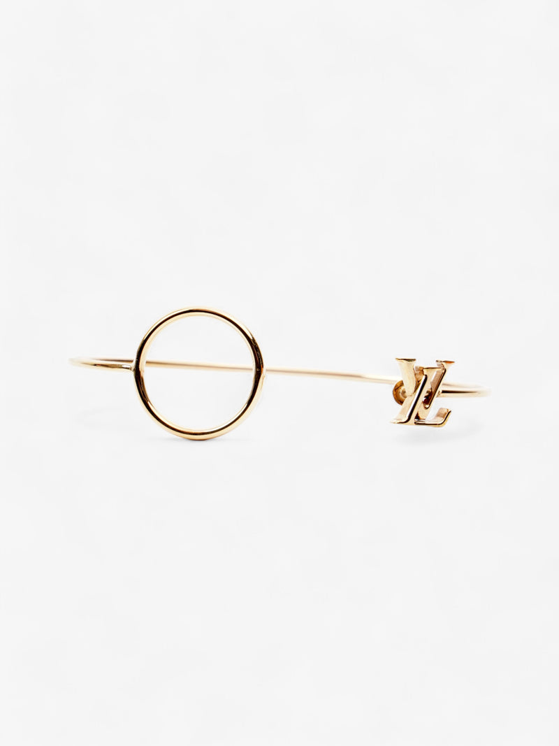  Louis Vuitton Eclipse Bangle Gold Base Metal Small