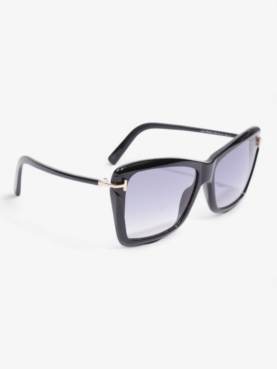 Tom Ford Leah Oversized Sunglasses Black Acetate 135mm Image 6