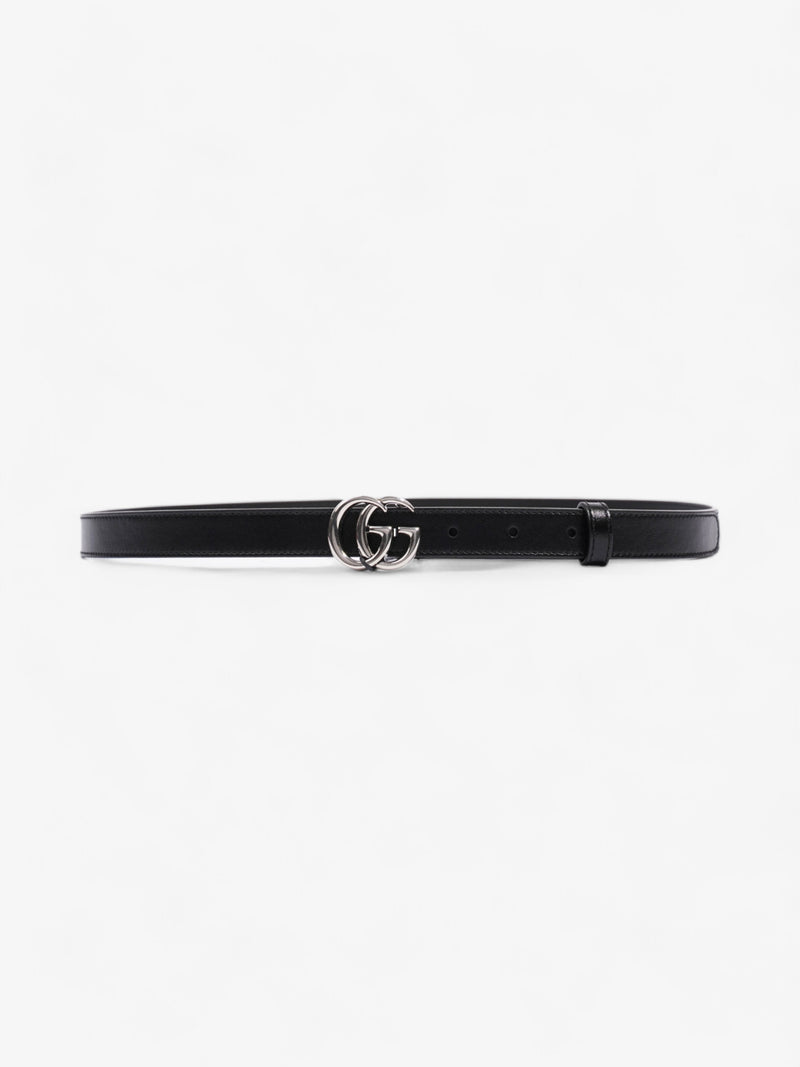  Gucci Gucci Marmont belt Black / Silver Leather 95cm/28