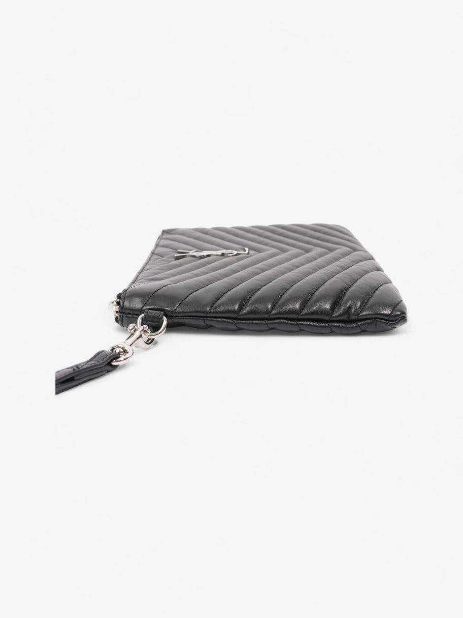 Saint Laurent Cassandre Pouch Black Matelasse Leather Image 5