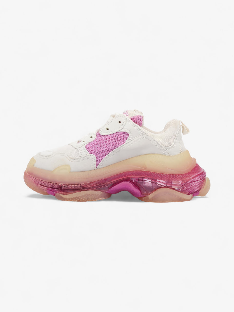 Balenciaga Triple S Clear Sole Pink / White Mesh EU 37 UK 4 Image 3