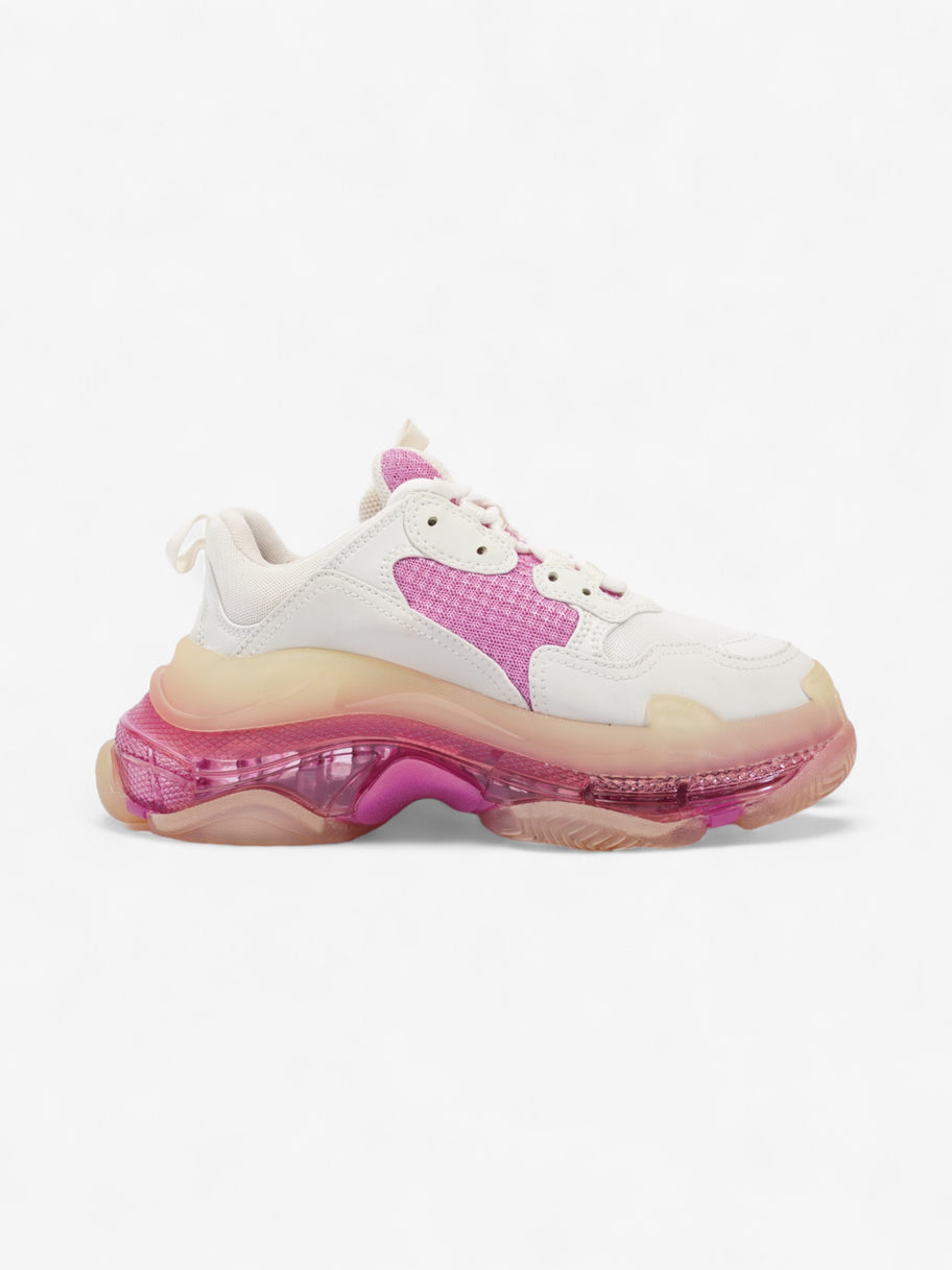 Balenciaga Triple S Clear Sole Pink / White Mesh EU 37 UK 4 Image 4