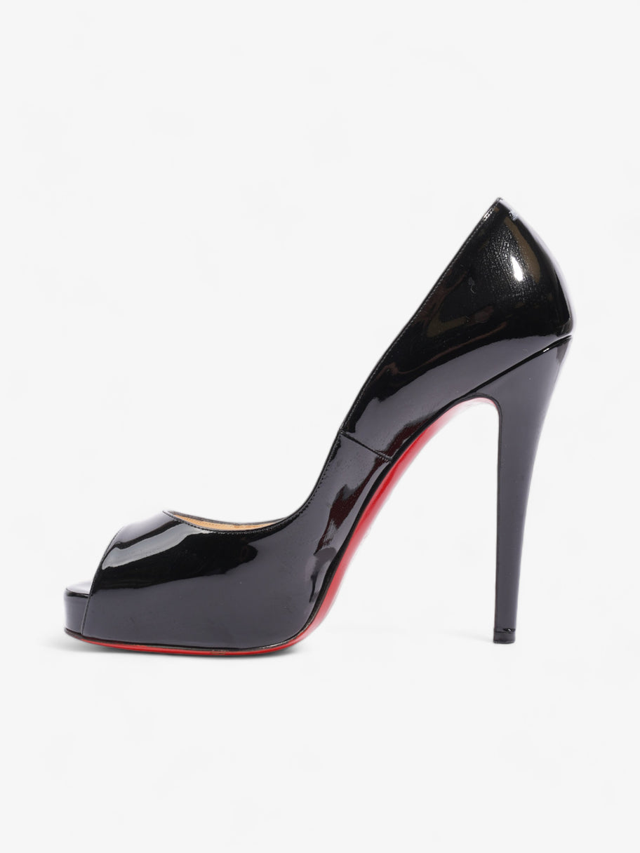 Christian Louboutin Very Prive 120mm Black Patent Leather EU 39 UK 6 Image 3