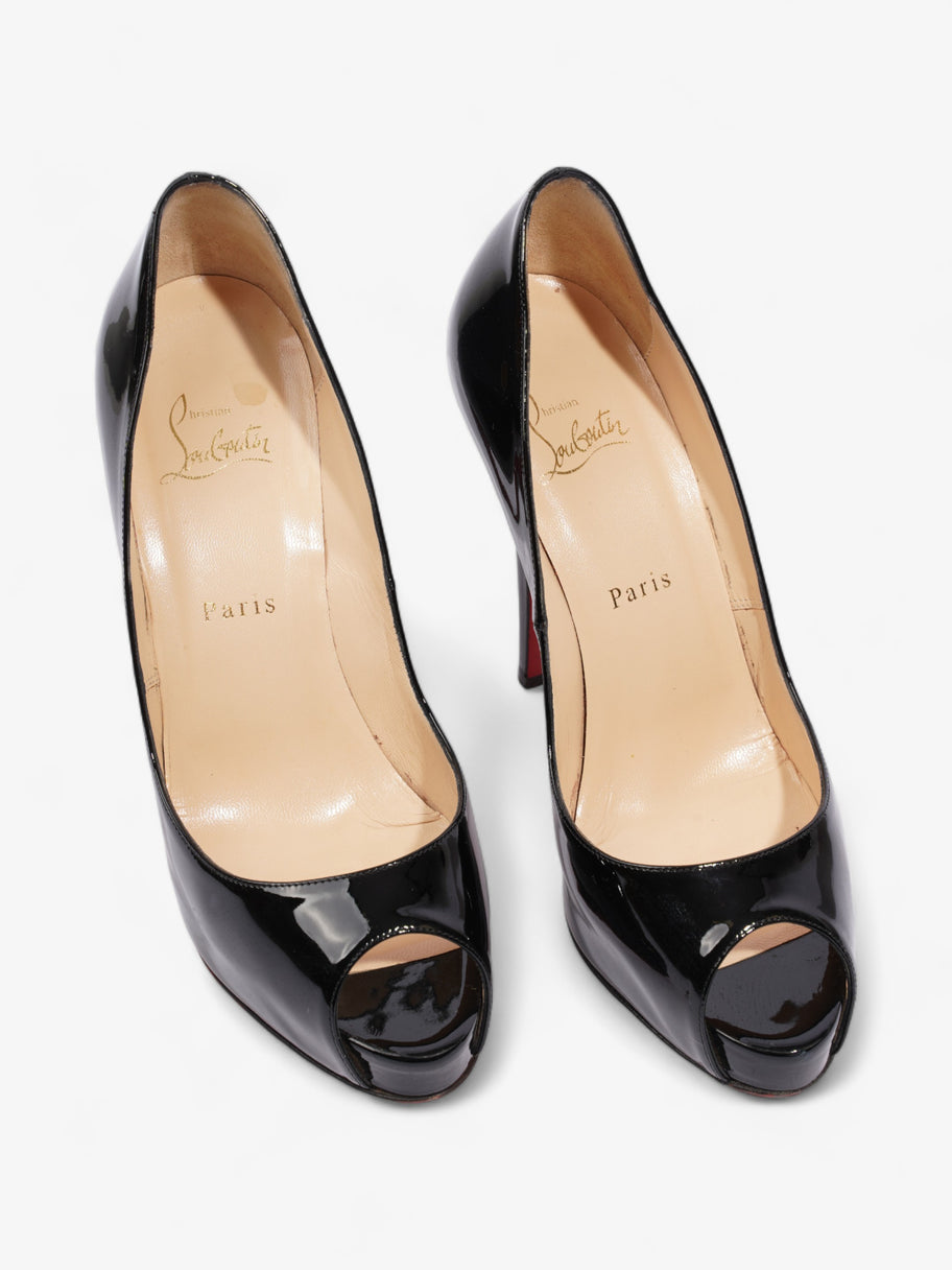 Christian Louboutin Very Prive 120mm Black Patent Leather EU 39 UK 6 Image 8