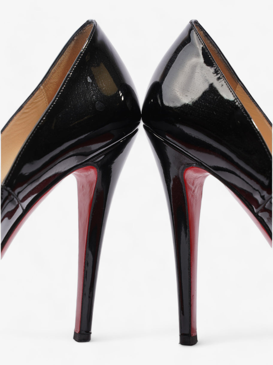 Christian Louboutin Very Prive 120mm Black Patent Leather EU 39 UK 6 Image 9