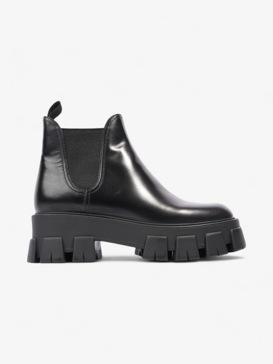 Prada Monolith Platform Chelsea Boot Black Leather EU 38.5 UK 5.5 Image 1