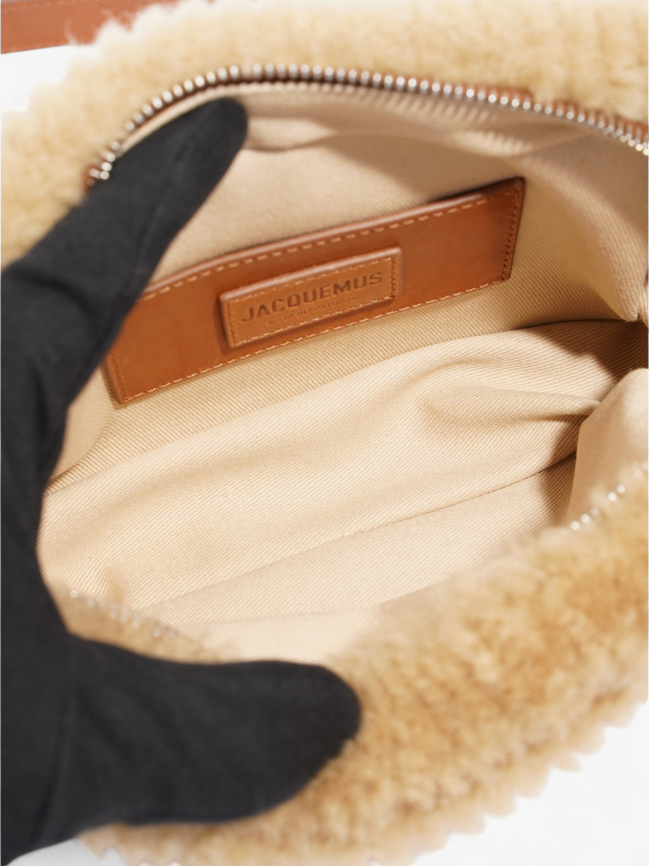 Jacquemus Le Baneto Brown Shearling Image 7