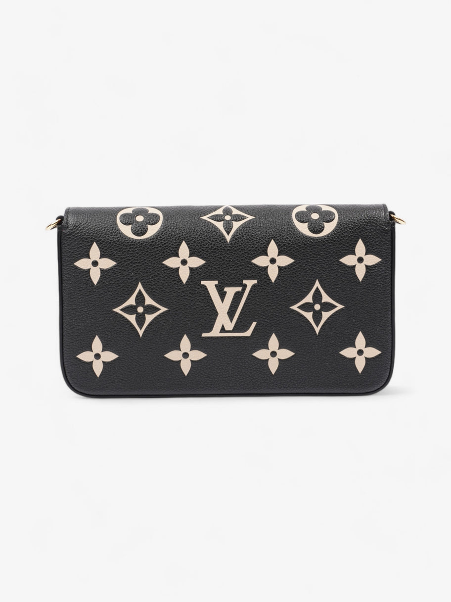 Louis Vuitton Pochette Felicie Black / Ivory Empreinte Leather Image 4