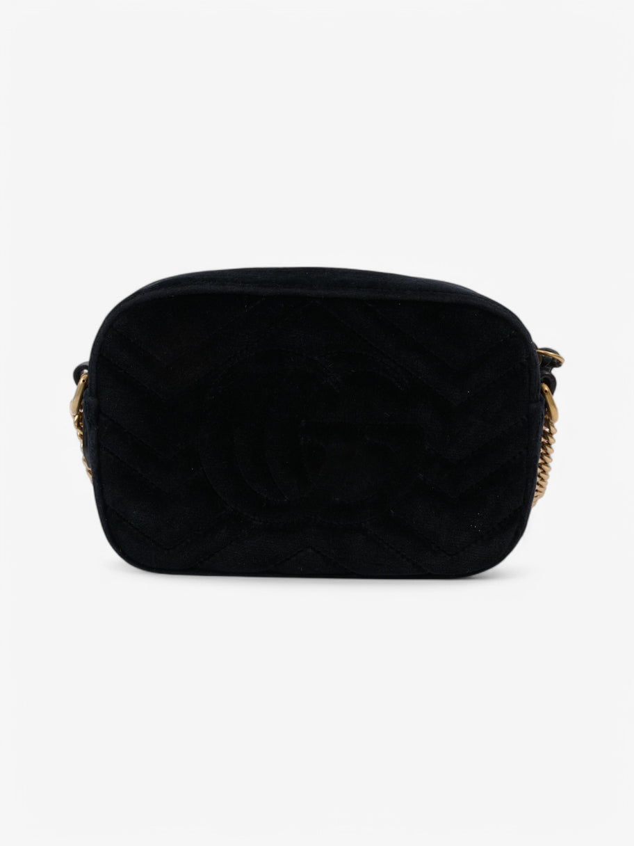 Gucci GG Marmont Crystal Black Velvet Mini Image 4