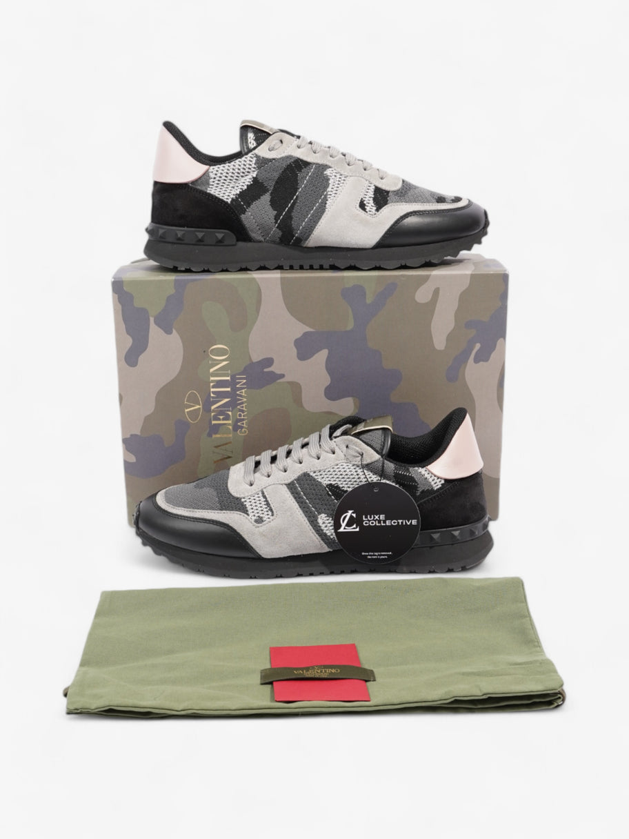 Valentino Rockrunner Sneakers Black / Grey / Pink Mesh EU 39 UK 6 Image 10