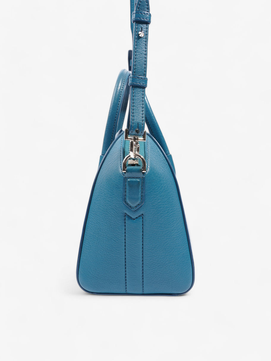 Givenchy Antigona Teal Grained Leather Mini Image 3