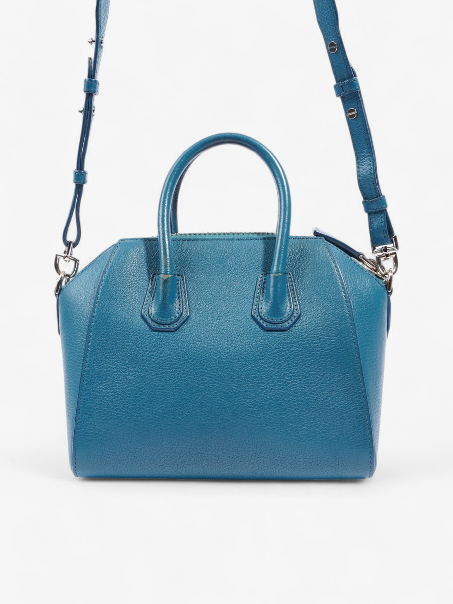 Givenchy Antigona Teal Grained Leather Mini Image 4